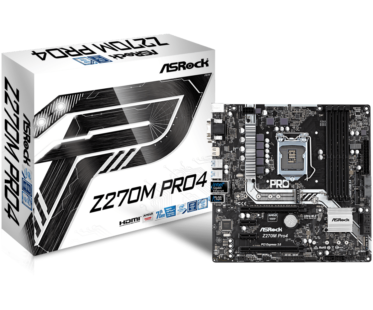 Asrock z270 pro4 подключение